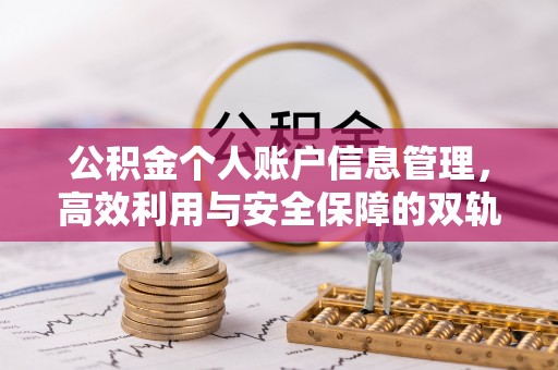 阜南公积金个人账户信息管理，高效利用与安全保障的双轨并行