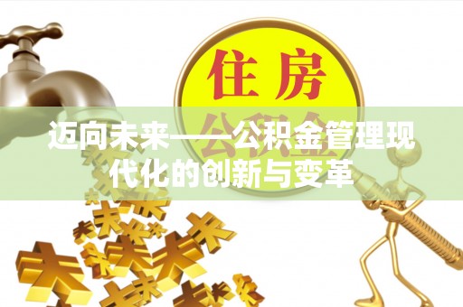 阜南迈向未来——公积金管理现代化的创新与变革