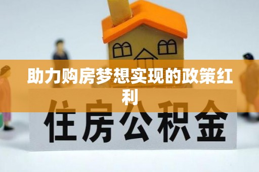 阜南助力购房梦想实现的政策红利
