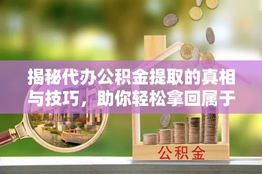 阜南揭秘代办公积金提取的真相与技巧，助你轻松拿回属于你的钱