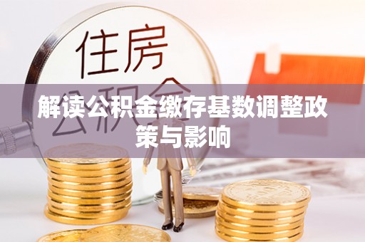 阜南解读公积金缴存基数调整政策与影响