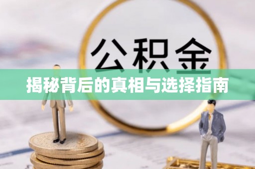 阜南揭秘背后的真相与选择指南
