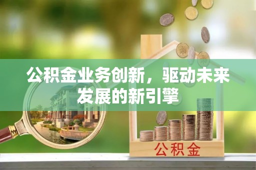 阜南公积金业务创新，驱动未来发展的新引擎