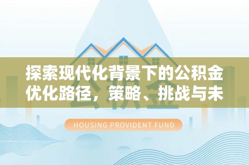 阜南探索现代化背景下的公积金优化路径，策略、挑战与未来展望