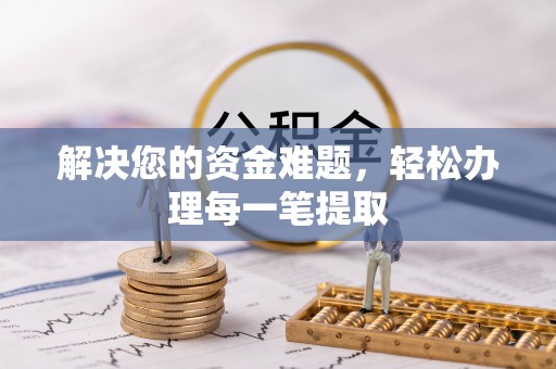 阜南解决您的资金难题，轻松办理每一笔提取