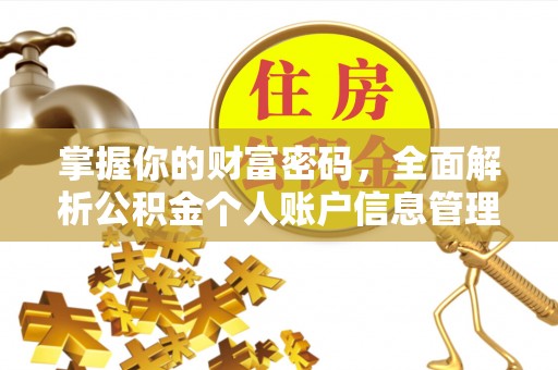 阜南掌握你的财富密码，全面解析公积金个人账户信息管理与优化