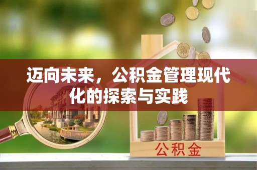 阜南迈向未来，公积金管理现代化的探索与实践