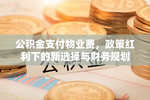 阜南公积金支付物业费，政策红利下的新选择与财务规划