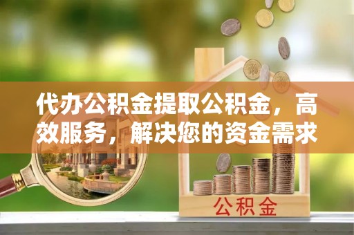 阜南代办公积金提取公积金，高效服务，解决您的资金需求