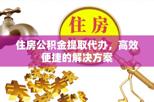 阜南住房公积金提取代办，高效便捷的解决方案