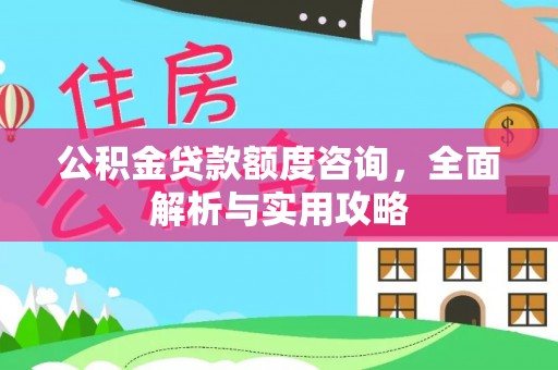 阜南公积金贷款额度咨询，全面解析与实用攻略