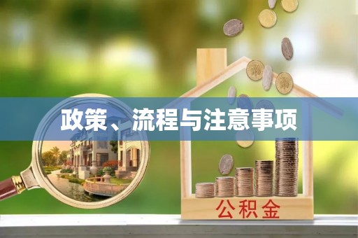 阜南政策、流程与注意事项